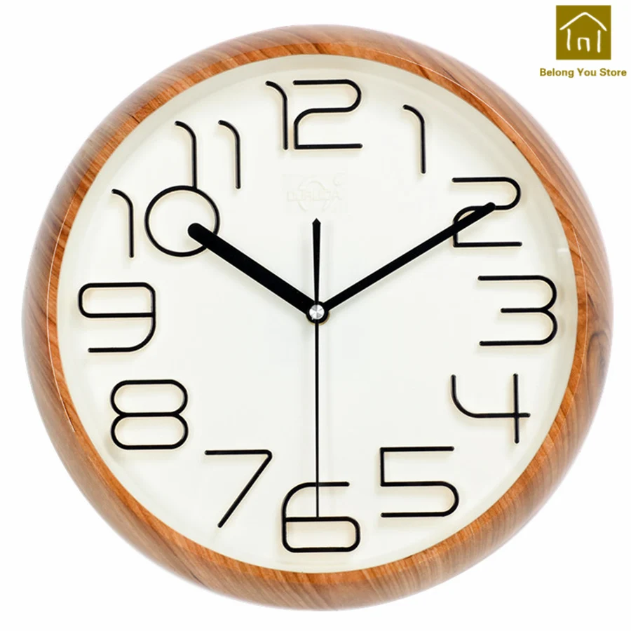 Fashion Simple Wall Clock Modern Design 3D Quartz Silent Clocks Digital Decorative Reloj Pared Watch Klok Time Tool WKP136 | Дом и сад