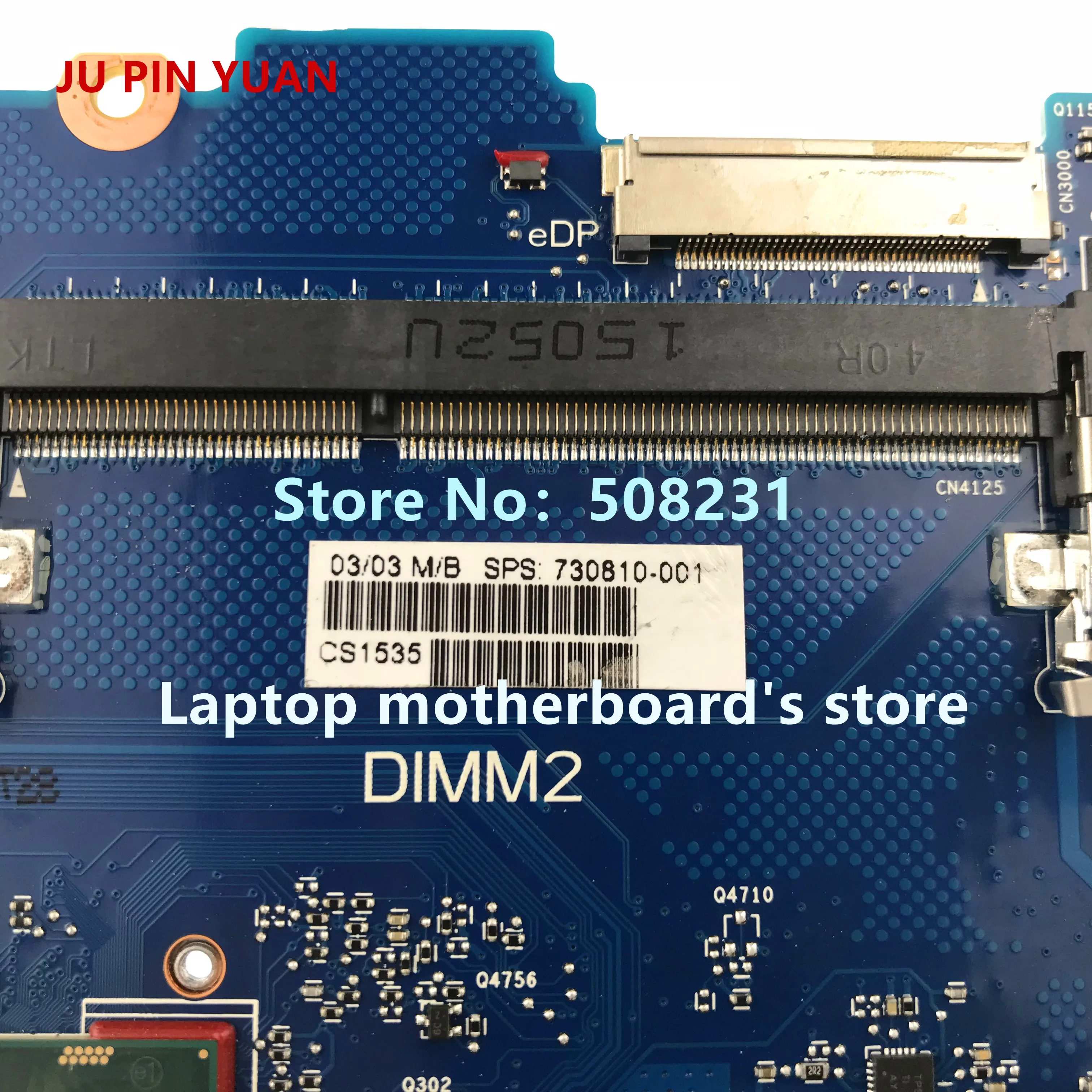 Ju pin yuan для ноутбука hp ProBook 430 G5 L01036-001 L01036-601 DA0X8BMB6F0 материнская плата для ноутбука I3-6006U полностью протестирована