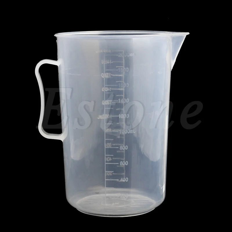 

150/250/500/1000/2000ML Plastic Measuring Cup Jug Pour Spout Surface Kitchen
