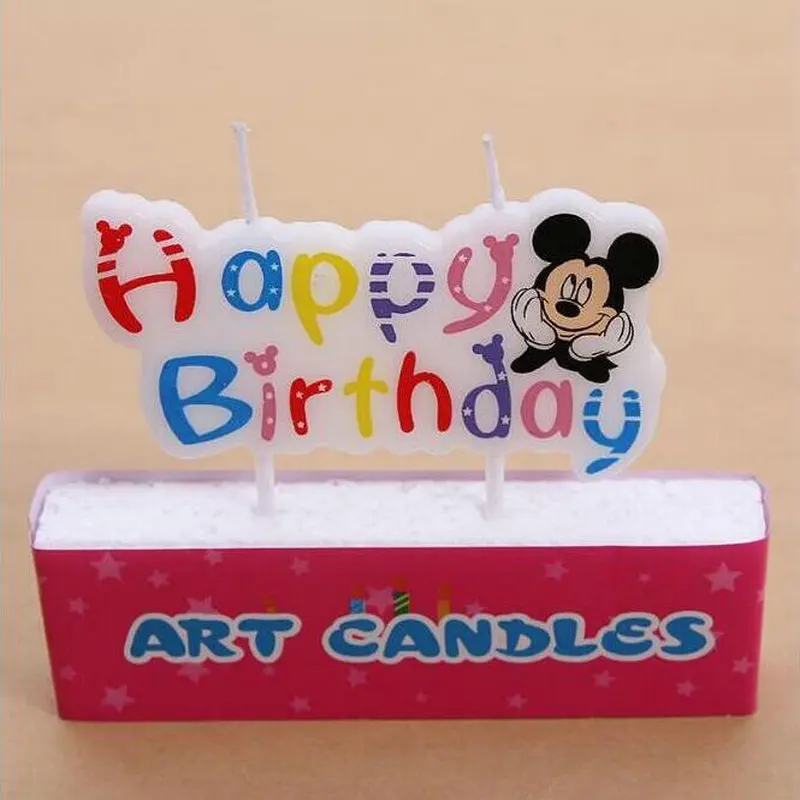 5 шт./компл.», «Миньоны», лодка, Микки и Минни Маус мультфильм вечерние Товары для детей на день рождения свечи для торта День рождения украшения поставок - Цвет: Mickey 3