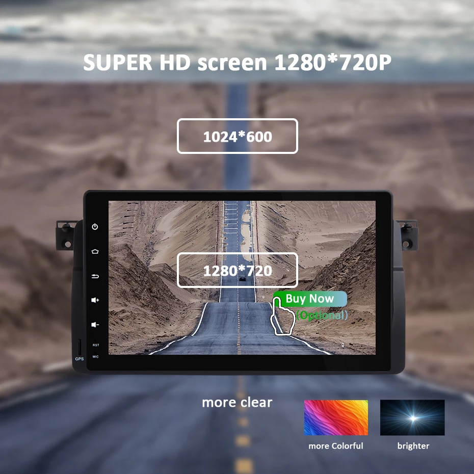 Sale Android 9.0 DSP IPS screen 64G car GPS for BMW E46 M3 MG ZT Rover 75 320 navigation multimedia AV output carplay NO DVD player 7