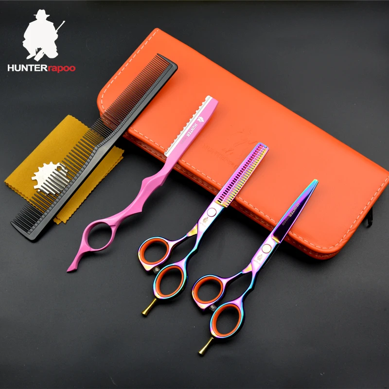 

30% Off 5.5 inch Hairdressing Scissors Shears Set HT9116 Japan Titanium Beauty Salon Products Professional Cutting Hair Scissor