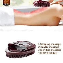 1 Pcs Massage Comb Scraping Massage Brush Tool Shiatsu Massage Relieve Fatigue Pain Massager Meridian Body Special Slimming