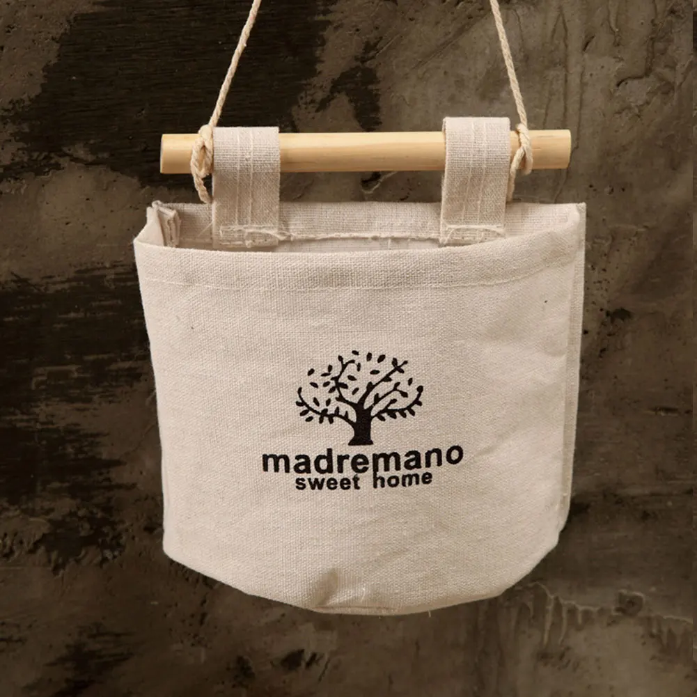 منظم مجلة خزانة أشتات الأزياء السرير القطن الكتان الحقيبة رف اللعب جدار حقيبة تخزين قابلة للحمل حامل الحاويات