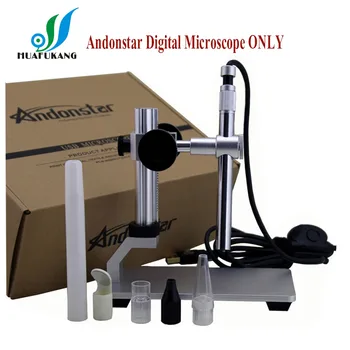 

500X Andonstar 2MP Digital USB Microscope otoscope PCB Inspection Camera with Flexible Arm Observation Stand and WIFI Function