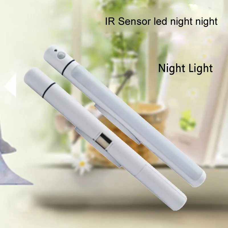 

IR Motion Sensor LED Night Light Indoor lighting for Bathroom Hallway Stairs Auto On/Off Wall Lights