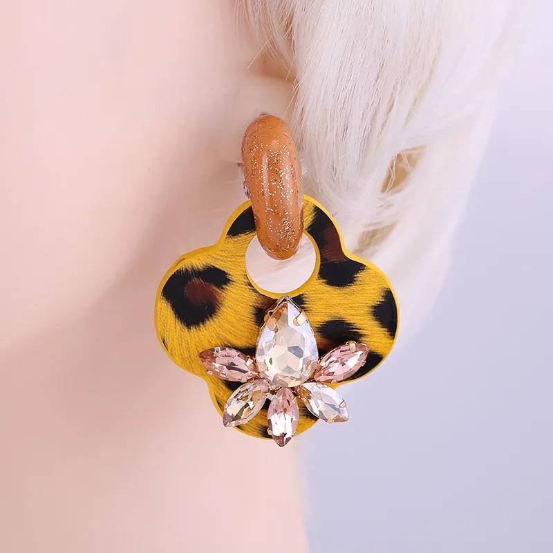 Drop Earrings Yellow