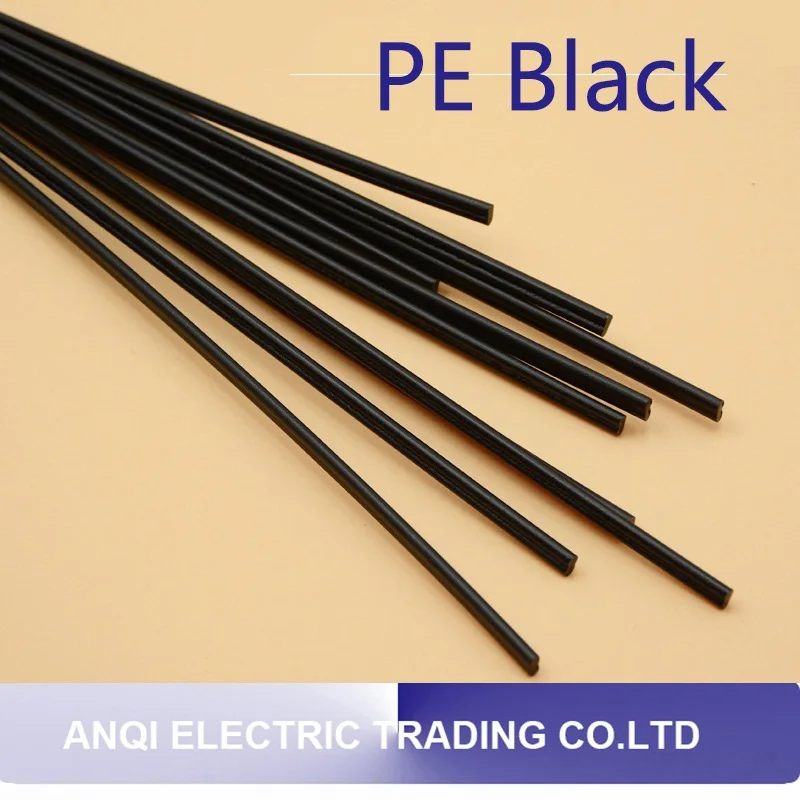 4mm //triangle shape// pack of 10 pcs black ABS universal Plastic welding rods