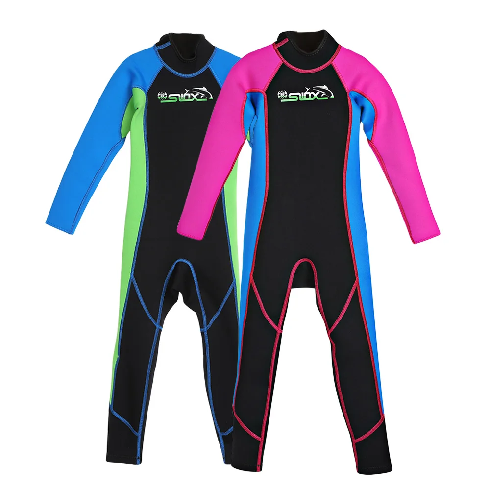 

SLINX 1616 Long Sleeve Neoprene Wetsuit Child One-Piece Swimsuit Swiming Diving Wetsuits
