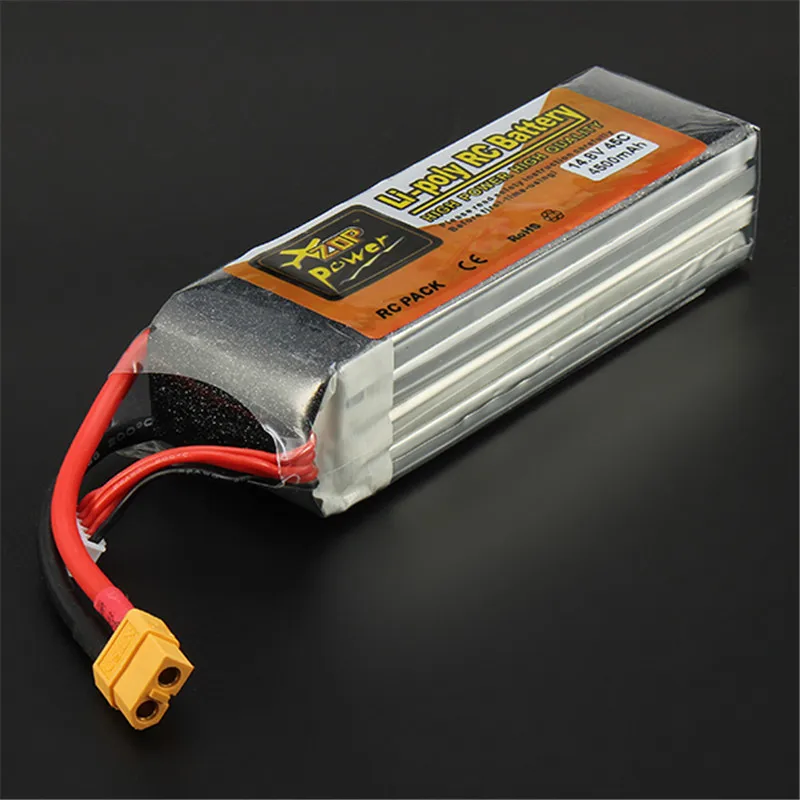 Reachargeable Lipo аккумулятор ZOP power 14,8 V 4500mAh 4S 45C Lipo аккумулятор XT60 штепсельные игрушки на радиоуправлении, модели