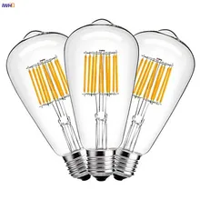 IWHD ST64 LED Filament Edison Bulb Lamp E27 220V Industrial Decor Vintage Retro Lamp Light Bulb Ampoule Bombillas Gloeilamp