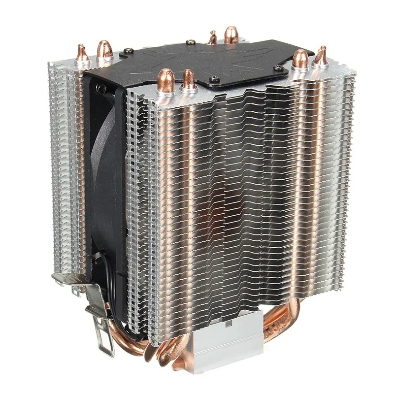 3Pin 4 Heatpipe Radiator Quiet CPU Cooler Heatsink for Intel for LGA1150 1151 1155 775 1156 Fan Cooling for Desktops Computer cpu heatsink 775 115x cpu fan amd4 heatpipe intelligent 4led fan
