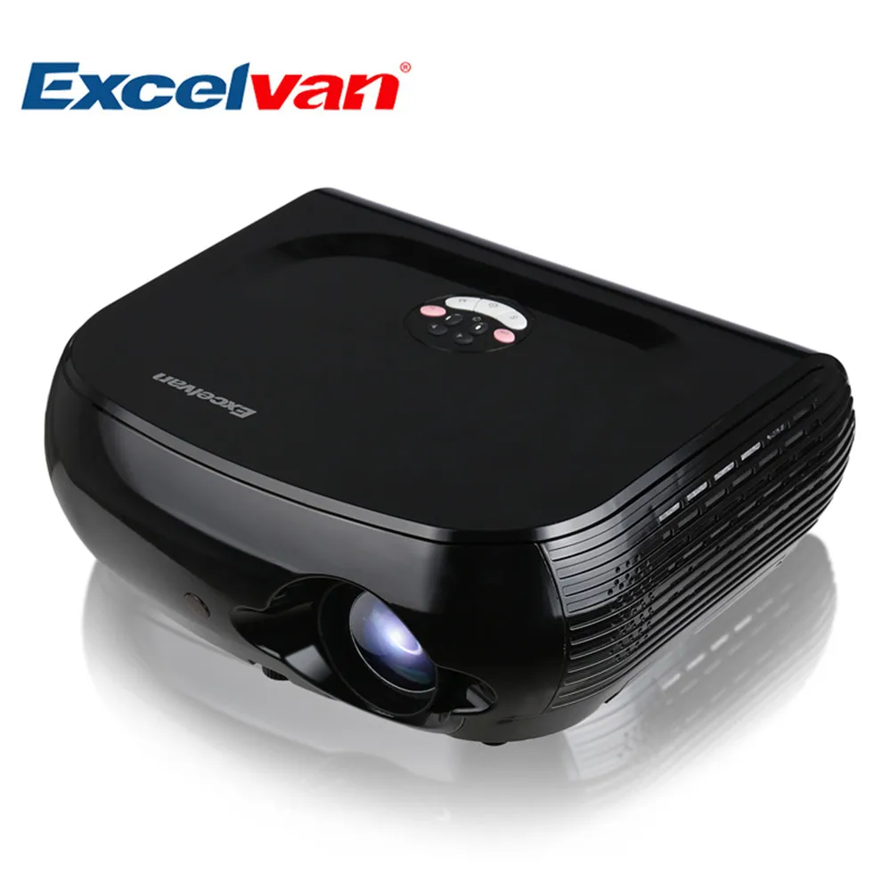 Excelvan W1 портативный проектор мультимедиа AV/VGA/HDMI/SD 2800 LED домашний кинотеатр