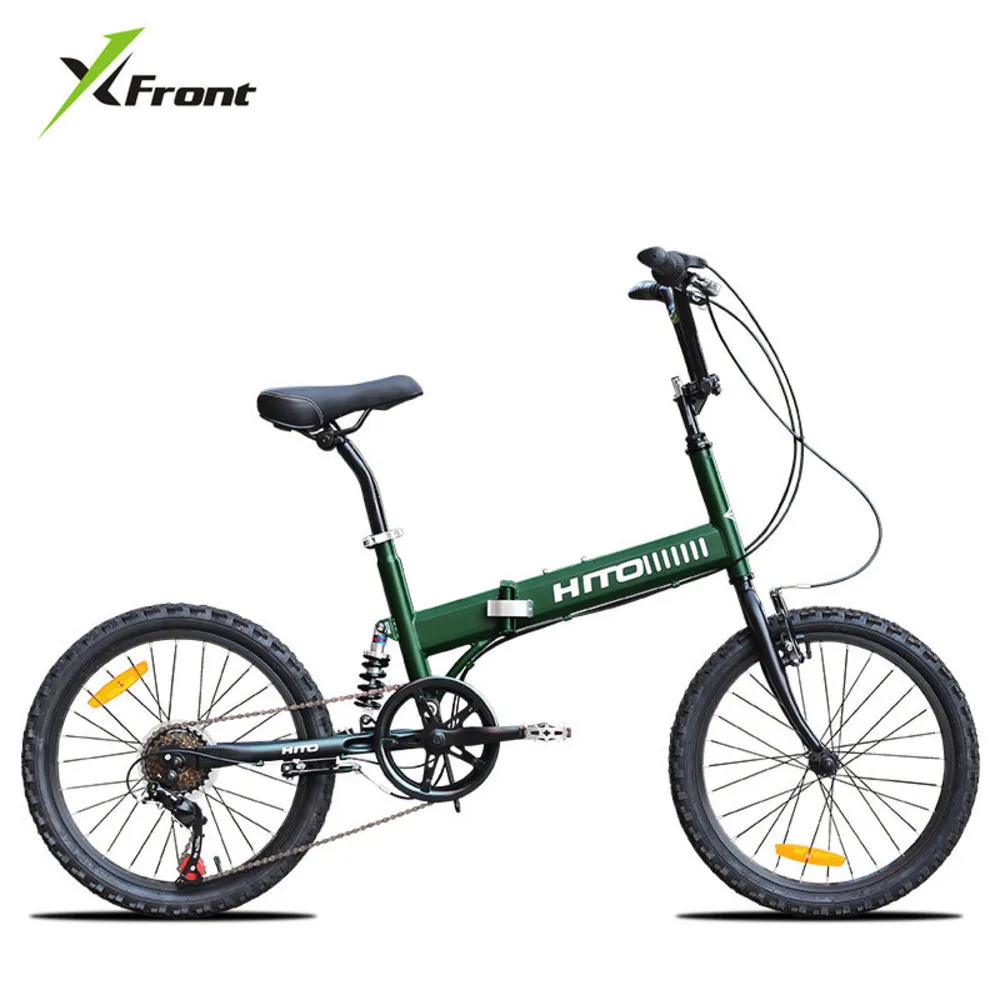 

LOVELION New Brand Carbon Steel Frame 20 Inch Wheel 6 Speed Shift Soft Tail Folding Bicycle Outdoor Sports Bmx Bicicleta