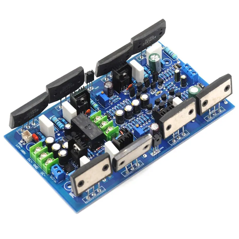2SA1494 2SC3858 стерео двухканальный мощный усилитель плата 300 Вт + Вт/защита динамика