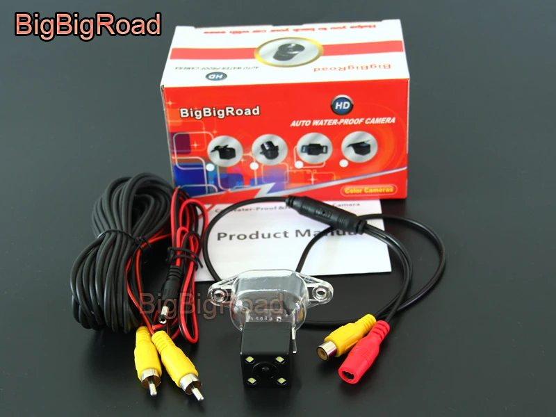 BigBigRoad Car Rear View Reverse Camera For Wuling Hongguang night vision waterproof HD CCD Backup parking camera (2)