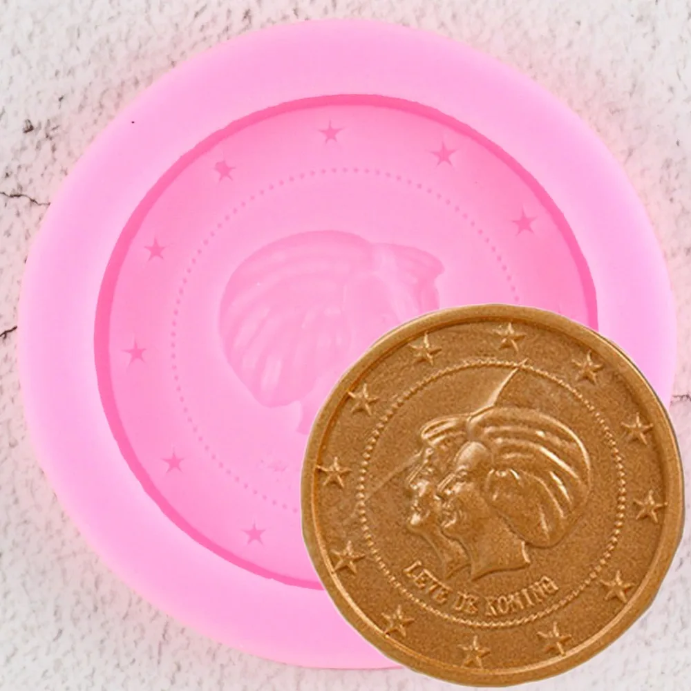 

Coin Silicone Mold Cake Chocolate Mold Wedding Cake Decorating Tools Fondant Sugarcraft Cake Mold