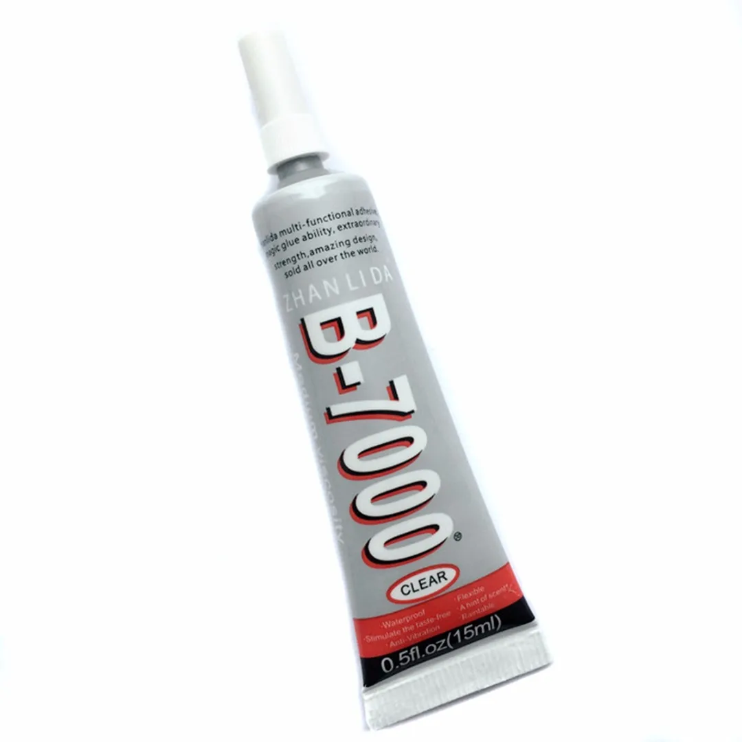 15ml B-7000 UV Rhinestone Glue Transparent Liquid Optical Adhesive for Cellphone LCD Repair Epoxy Resin Glass Leather Pasting