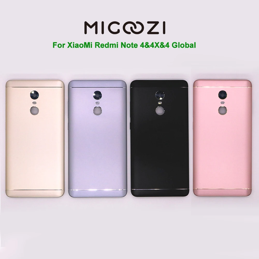 

New for Xiaomi Redmi Note 4 4X Battery Back Cover Case for Redmi Note 4 Global 4X Prime Housing Back Battery Door with Buttons
