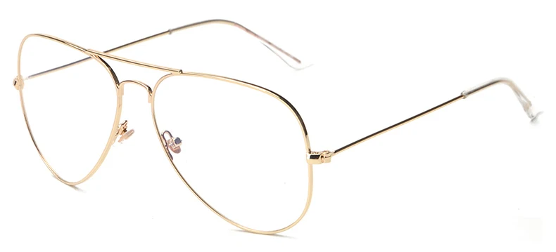 Королевская Девушка Модные женские очки оправа мужские Брендовые очки 3026 Золотая защитная рамка с очками SS073 - Цвет линз: C2 GOLD FRAME