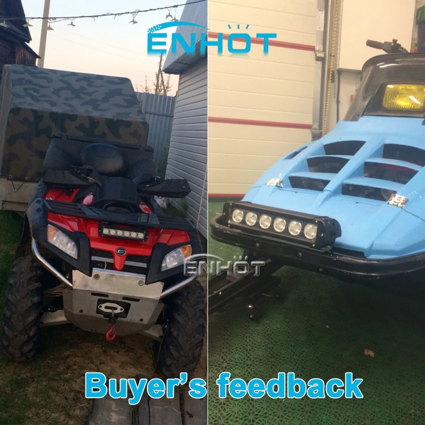 ENHOT 2 шт. 11 дюймов 60 Вт чип CREE светодиодная световая балка для внедорожника ATV