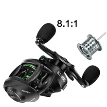 High Speed 17 + 1BB Bearings 8.1:1 Fishing Reel Metal Left / Right Hand Baitcasting Fishing Reel with Magnetic Brake System High Speed 17 + 1BB Bearings 8.1:1 Fishing Reel Metal Left / Right Hand Baitcasting Fishing Reel with Magnetic Brake System