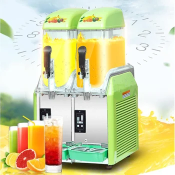 

Commercial Slush machine,Snow melting machine with 2 Tanks Ice Slush cold drinking dispenser for sale