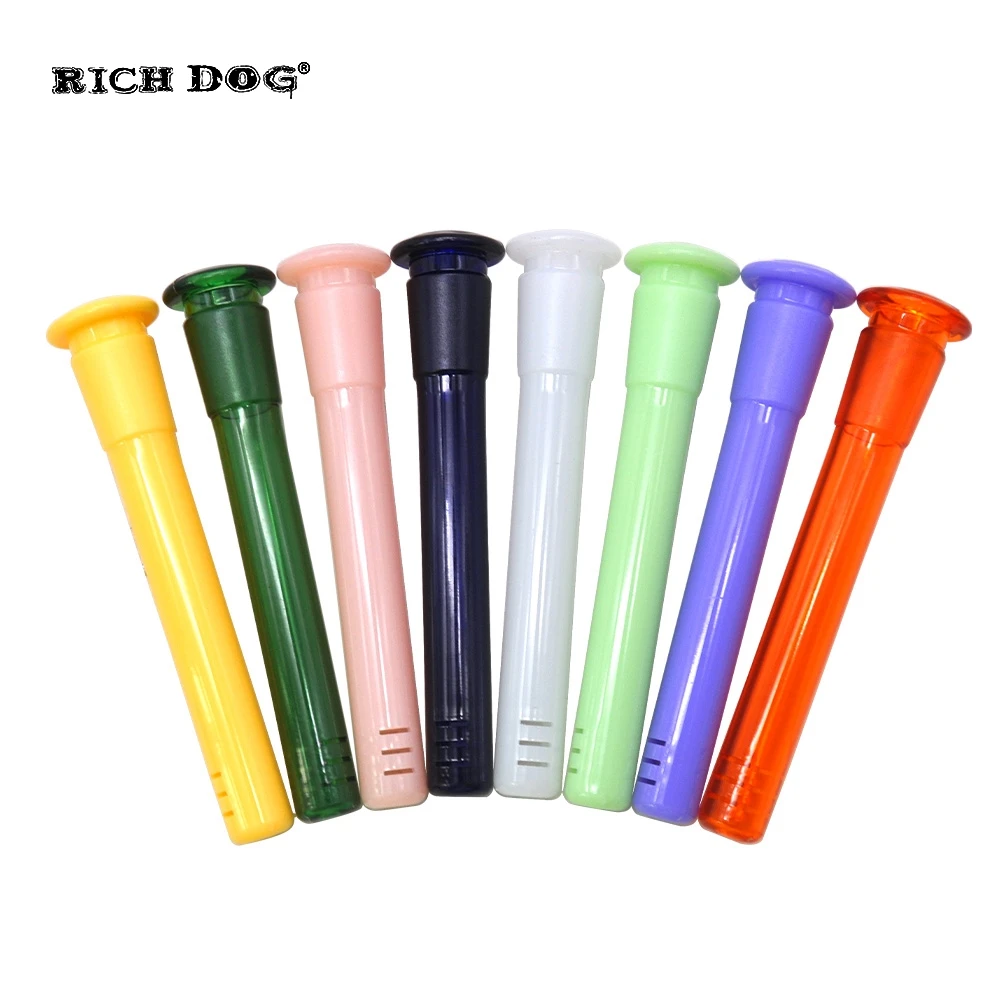 

120MM Premium Acrylic Downstem Diffuser 14mm 18mm Male Female Joint Colorful Acrylic Plastic Down Stem Glass Banger Water Pipes