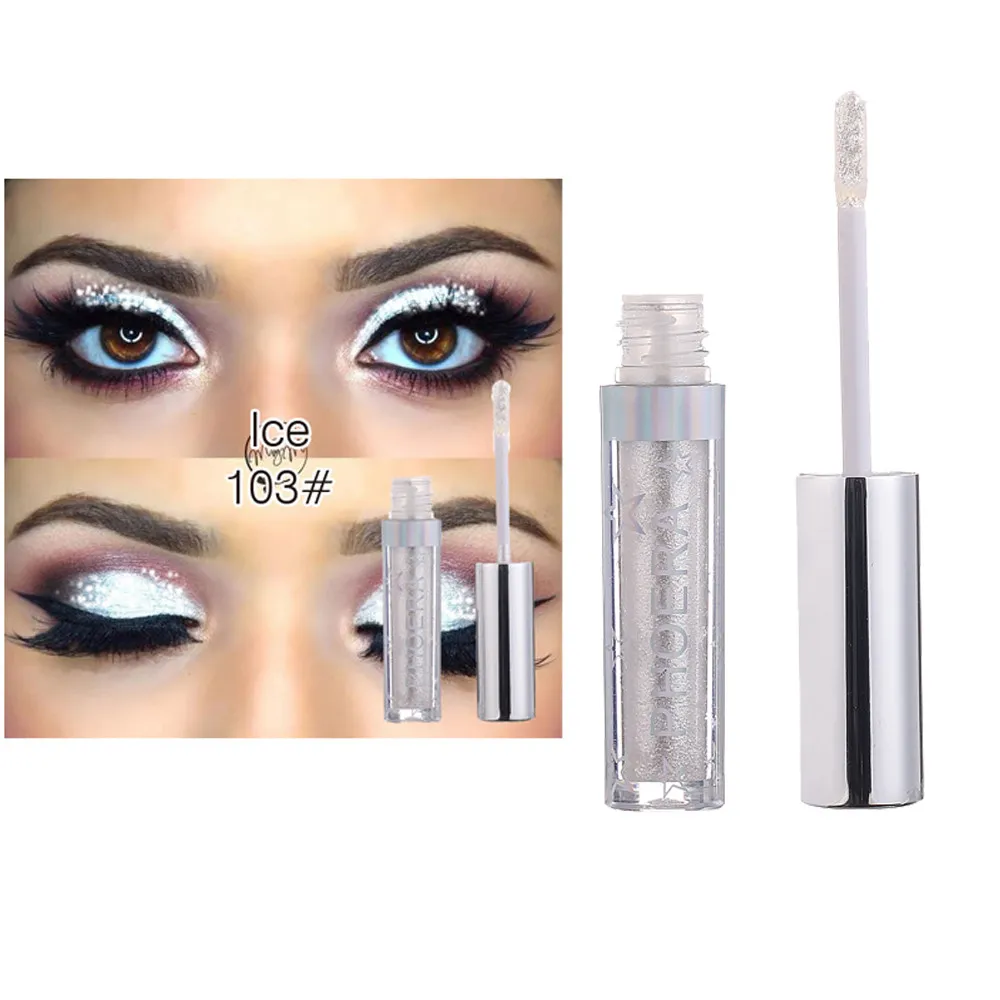 

12 Color PHOERA Magnificent Metals Glitter and Glow Liquid Eyeshadow brochas maquillaje profesional pinceaux maquillage set #7