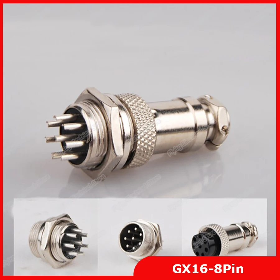 Разъем gx16 8pin Разъем gx16 8pin