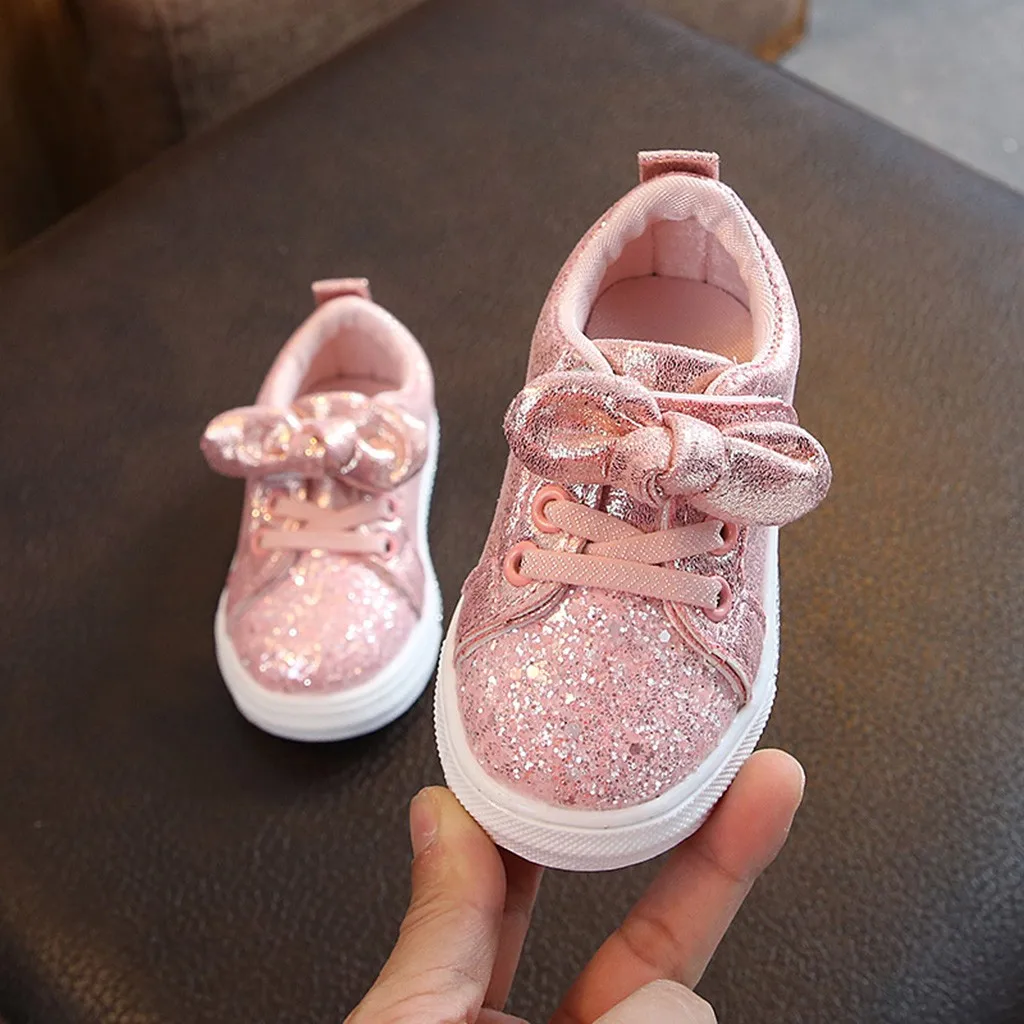 Детская обувь; детская обувь для маленьких девочек и мальчиков; детская обувь с блестками; обувь с бантом и кристаллами; дышащие кроссовки; zapatillas nigno