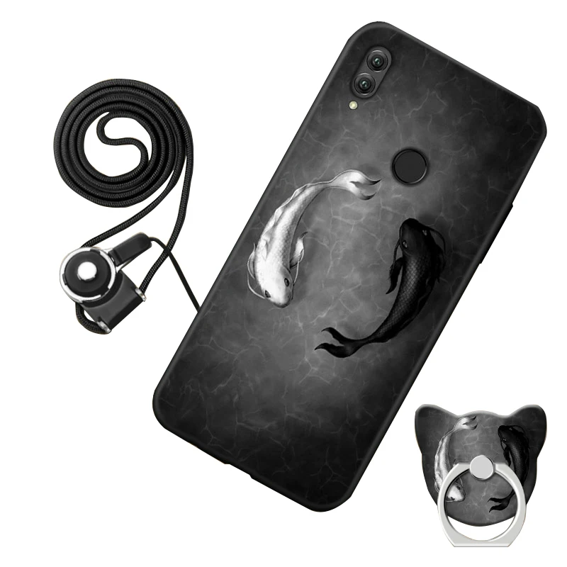 

Xiaomi Redmi Note 7 Case Cute Style Black Frame Cartoon Painted Phone Shell Cover Case For Xiaomi Redmi Note 7 Note 7 Pro #001