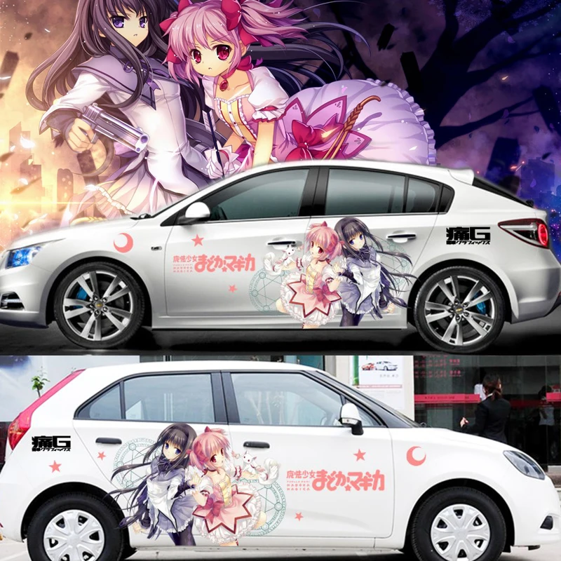 3D Car Decals Japanese Cartoon Anime Puella Magi Madoka