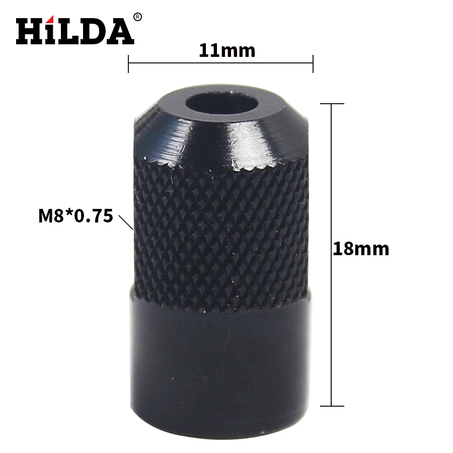 HILDA M8x0.75 Копировать патрон мульти патрон без ключа быстрее бит свопы Dremel стиль вращающиеся инструменты для Dremel аксессуары