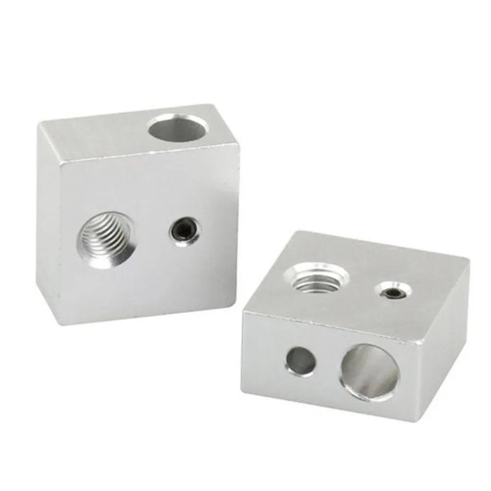 

1Pcs Reprap E3D V6 Aluminum Heater Block All-Metal E3D V6 Extruder For HotEnd 20*16*12mm For 3D Printer Parts