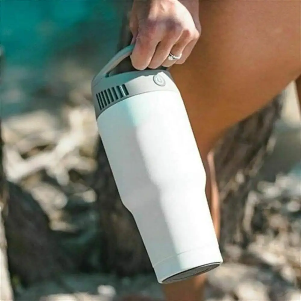 

Mini Air Conditioner Portable Cool Soothing Wind Personal Cooling And Herting System 2-In-1 Colder Warm Fan