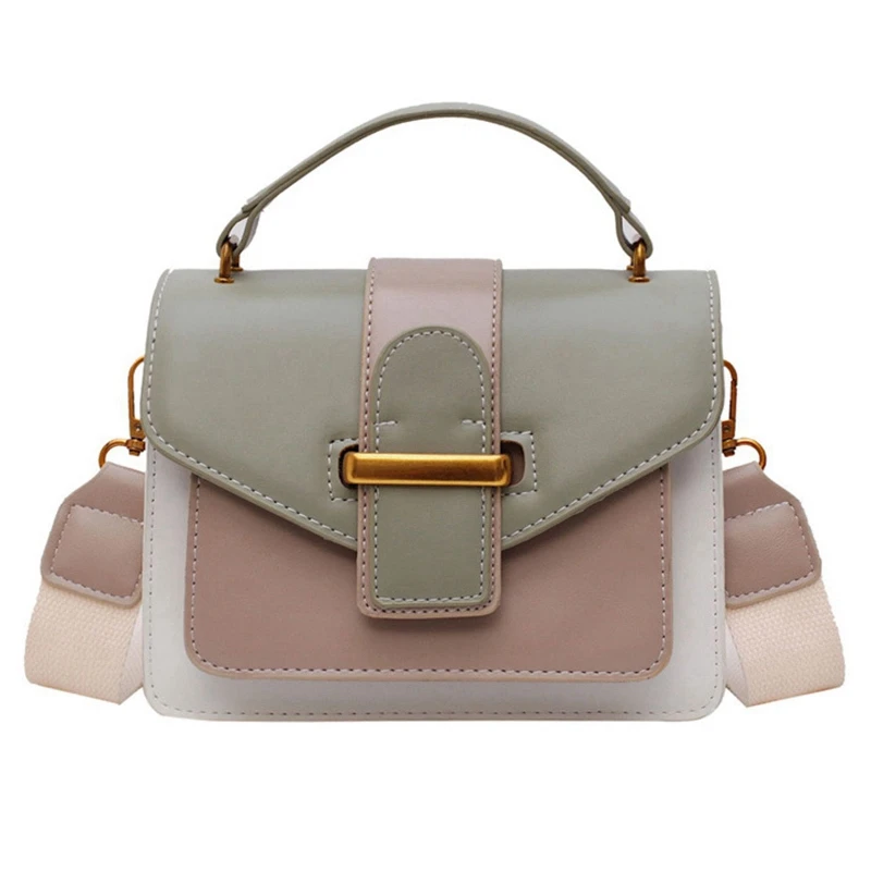 

FGGS-Summer Color Women'S Leather Messenger Bag Ladies New Shoulder Messenger Bag Ladies Purse and Handbag
