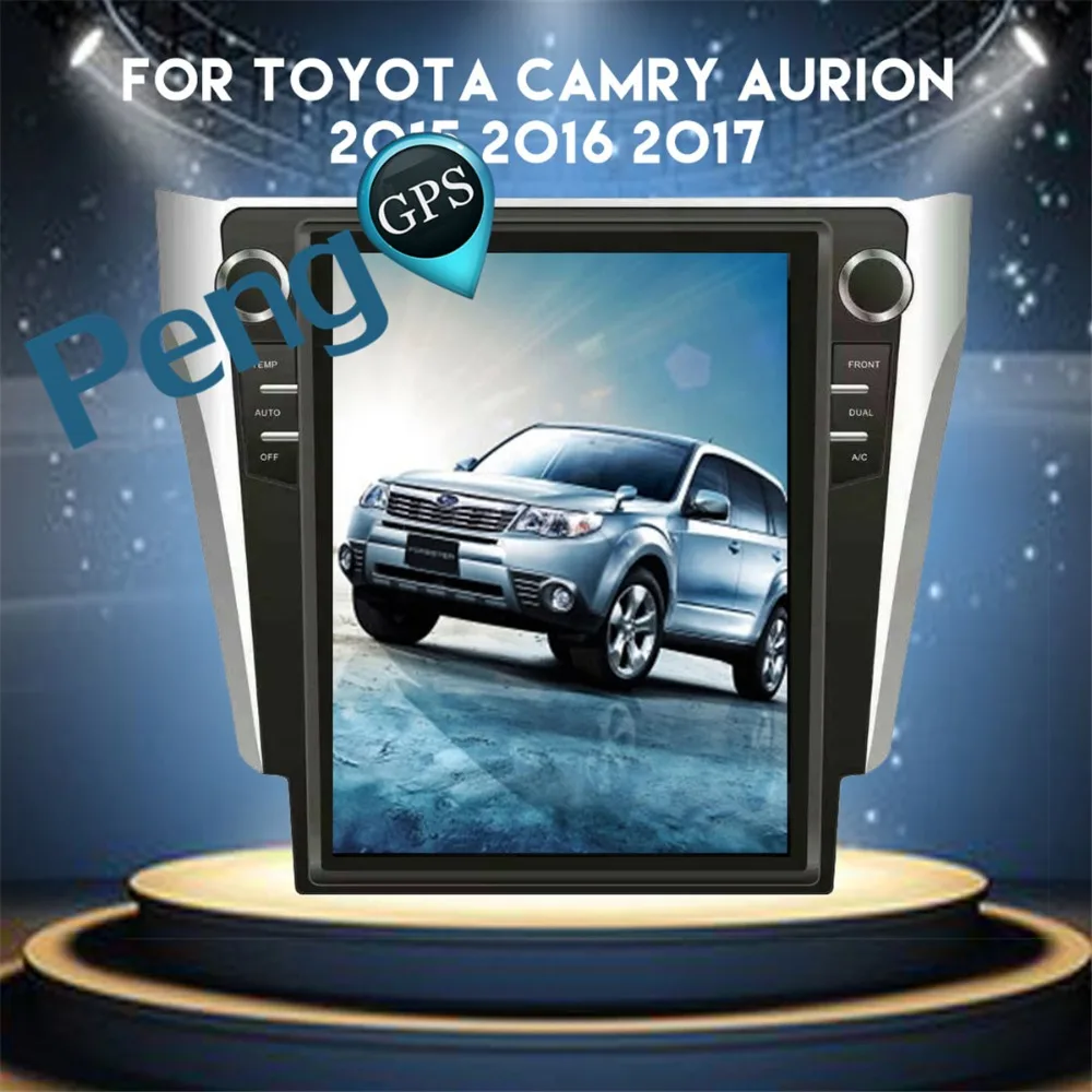 

Android 7.1 System 12.1 Inch Car Radio GPS Navigation DVD Player fit for Toyota Camry Aurion 2015 2016 2017 Tesla Style Headunit