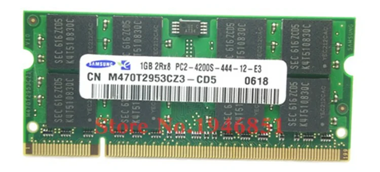 Samsung памяти ноутбука 1 ГБ 2 ГБ DDR2 533 667 800 мГц PC2-4200 5300 6400 Тетрадь Оперативная память 800 6400 S 2 г 200-pin