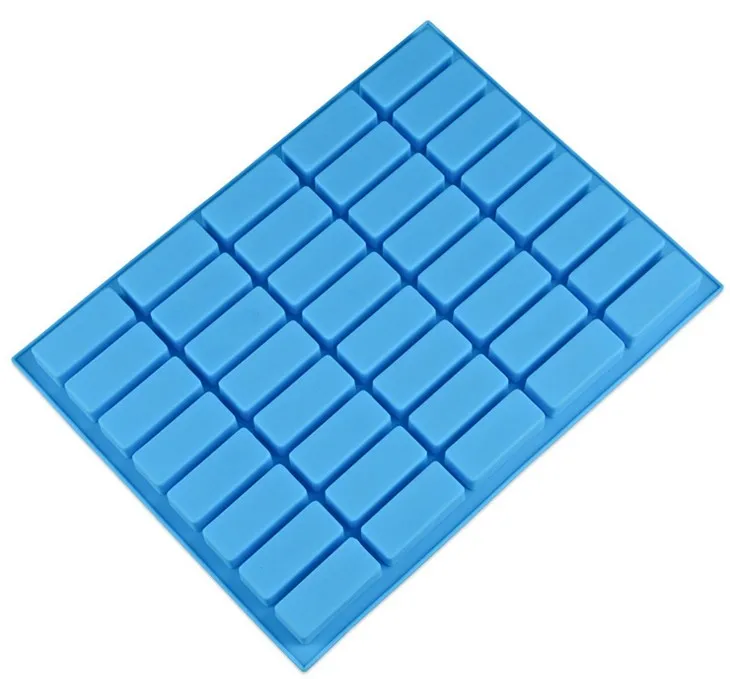 40 hole Rectangular grid model mould Silicone chocolate mold ice cube