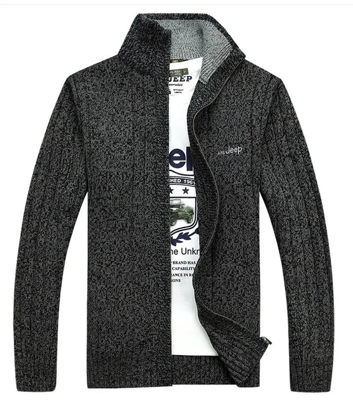 Новое поступление свитер для мужчин толстый на осень-зиму Прямая Заводская цена грубой Мода, повседневный стиль, размеры M-3XL - Цвет: 203 dark gary