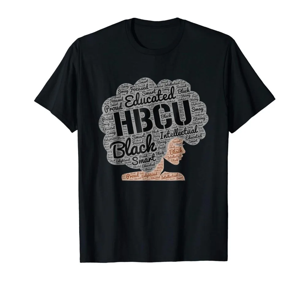 Hbcu Natural Hair Words In Afro Black New Design Men Tee ...