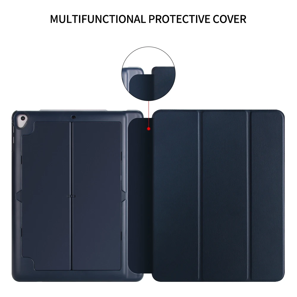 iPad Air 1 Air 2 Universal Case with Pencil Holder PU Leather Smart