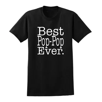 

Loo Show Mens Best Pop-Pop Ever Short Sleeve Casual T-Shirts Men Tee