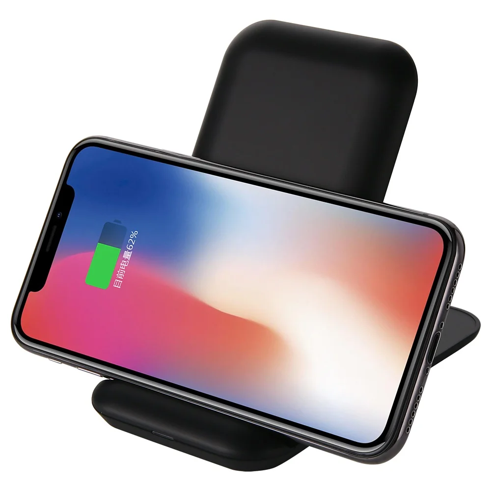 

696 Q800 Qi Wireless Charger For iPhone X 8 Plus Fast Charging Holder For Samsung S8 Plus S7 S6 edge Note 8 Phone Fast Charger