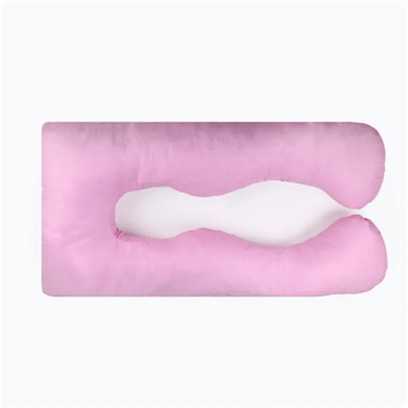 1 шт. Мода 70x120 см U-форму держать пресса талии подушки для беременных женщин сбоку подушку для беременных женщины поставляет - Цвет: Purple Pink