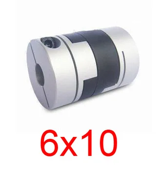 

New 6x10 6mm 10mm double slider coupling,oldham type shaft flexible coupling,Servo motor stepper clamp type coupler D20 L33