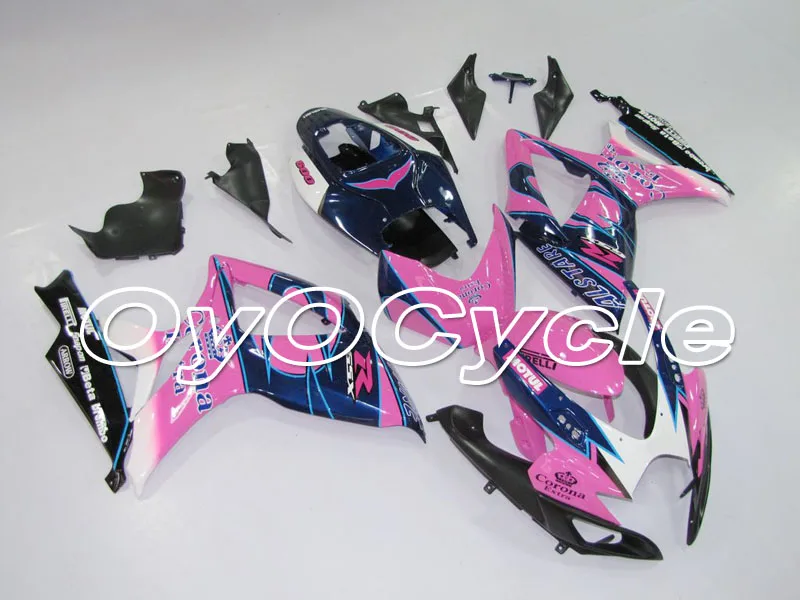

For 06-07 Suzuki GSXR600 GSXR750 K6 K7 GSXR 600 750 Injection Motorcycle ABS Fairing Bodywork Kit 2006 2007 Black Pink