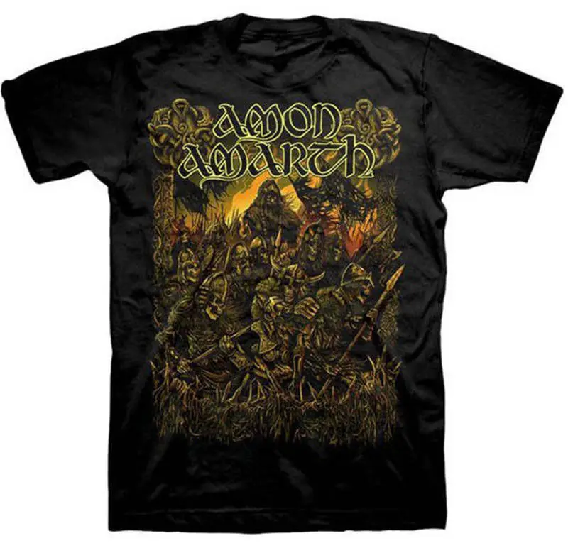 

Customised T Shirts Men'S Crew Neck Amon Amarth Loki Deceiver Of The Gods Short Printing Machine T Shirts Broadcloth