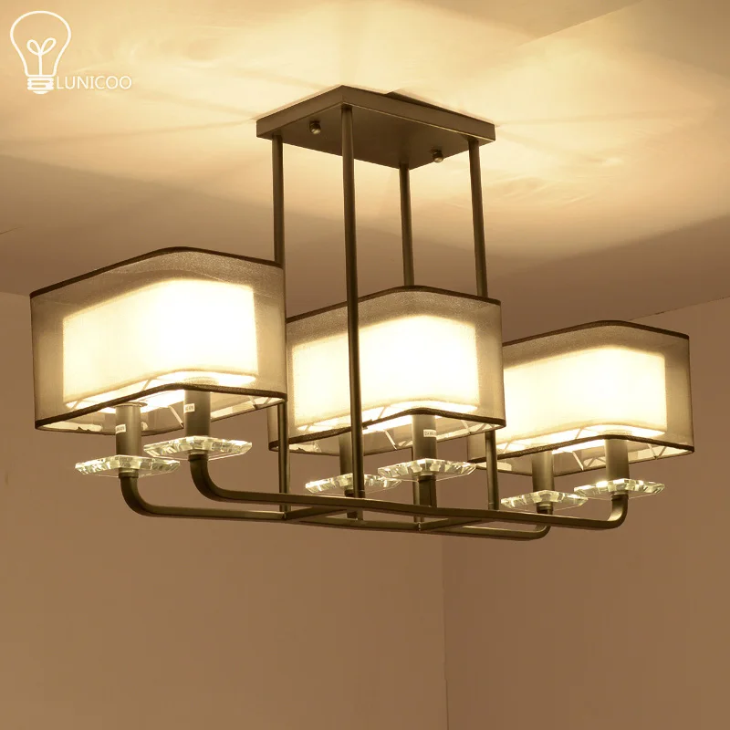 

LUNICOO Modern ceiling lights Iron lamp body E14 lamp holder freeshipment for bedroom Living room ceiling lamp